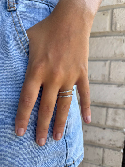 Dainty CZ Pave Ring