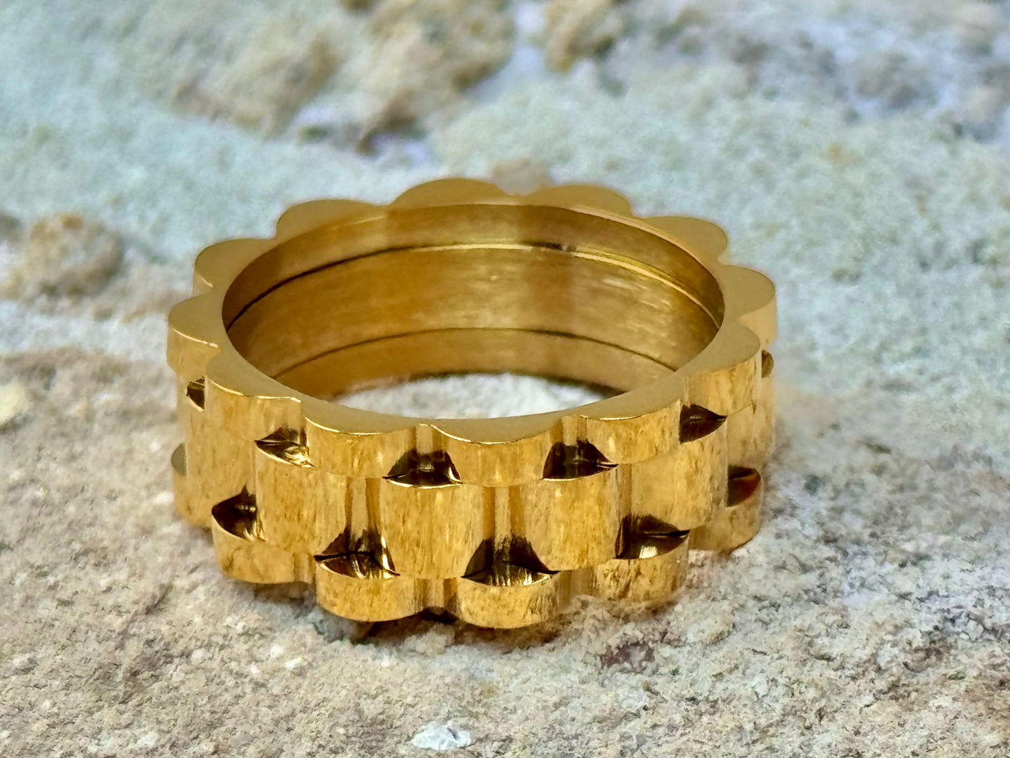 The Watch Band Ring-Wide